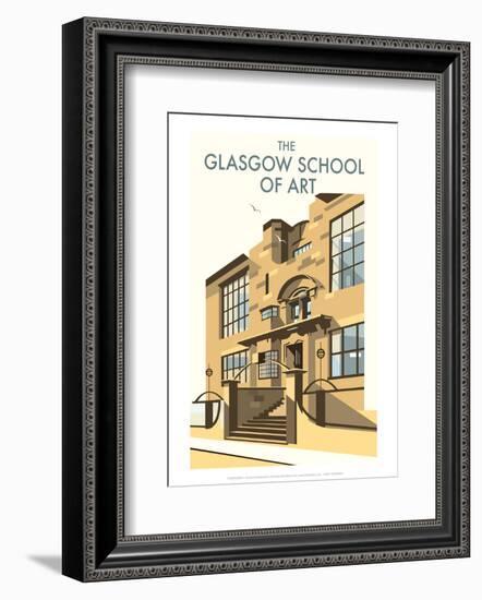 Glasgow School of Art - Dave Thompson Contemporary Travel Print-Dave Thompson-Framed Giclee Print