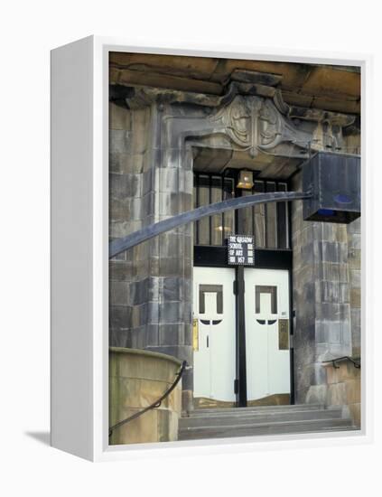 Glasgow School of Art, Designed by Charles Rennie Macintosh, Glasgow, Scotland-Adam Woolfitt-Framed Premier Image Canvas