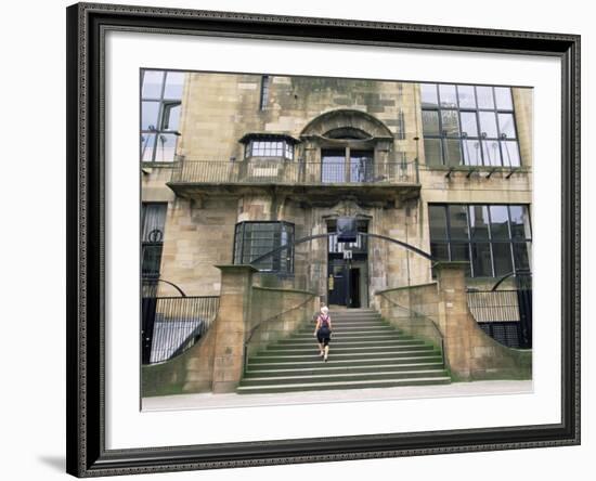 Glasgow School of Art, Designed by the Architect Charles Rennie Mackintosh, Glasgow, Scotland-Yadid Levy-Framed Photographic Print