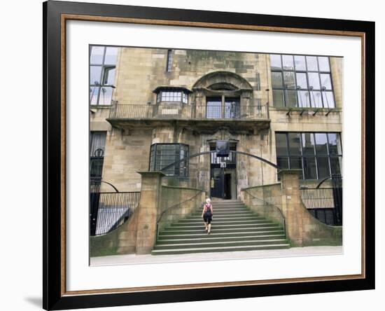 Glasgow School of Art, Designed by the Architect Charles Rennie Mackintosh, Glasgow, Scotland-Yadid Levy-Framed Photographic Print