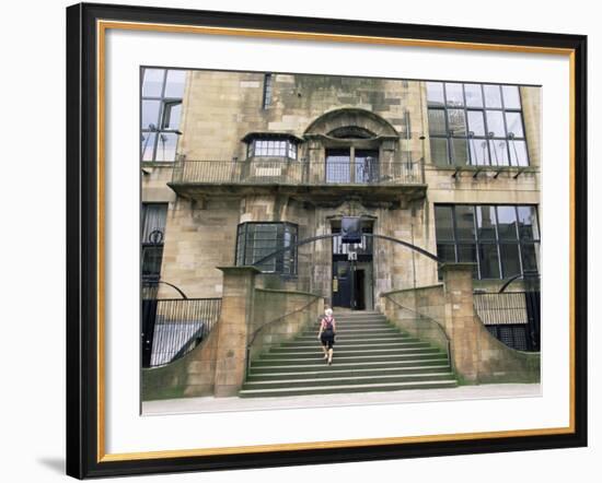 Glasgow School of Art, Designed by the Architect Charles Rennie Mackintosh, Glasgow, Scotland-Yadid Levy-Framed Photographic Print