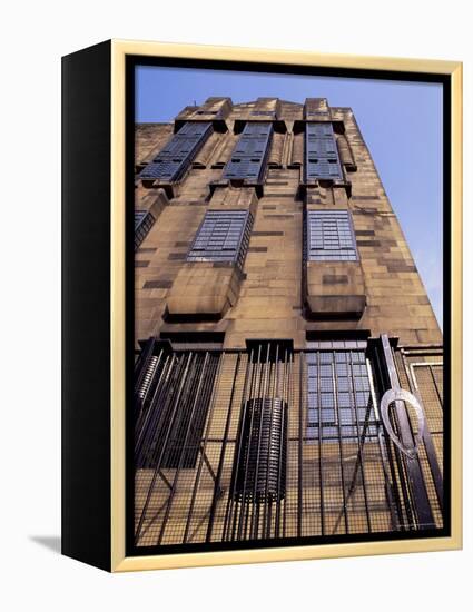 Glasgow School of Art, Glasgow, Designed by Charles Rennie Mackintosh, Scotland-Adam Woolfitt-Framed Premier Image Canvas