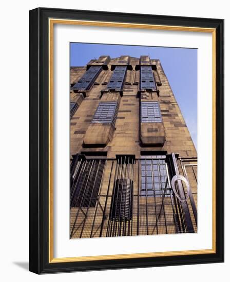 Glasgow School of Art, Glasgow, Designed by Charles Rennie Mackintosh, Scotland-Adam Woolfitt-Framed Photographic Print