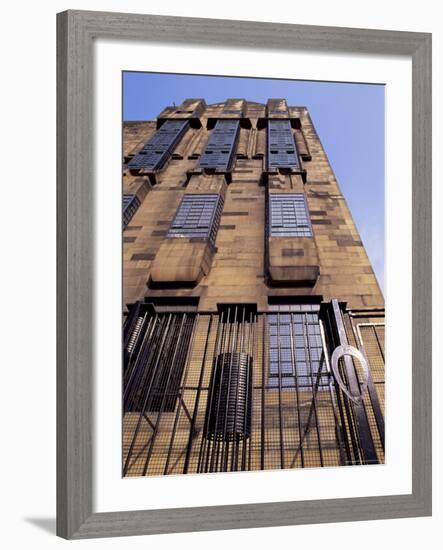 Glasgow School of Art, Glasgow, Designed by Charles Rennie Mackintosh, Scotland-Adam Woolfitt-Framed Photographic Print