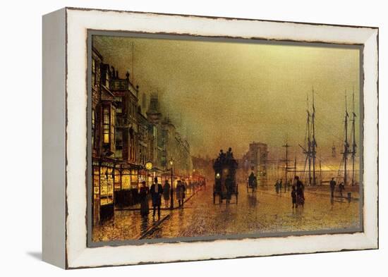 Glasgow-John Atkinson Grimshaw-Framed Premier Image Canvas