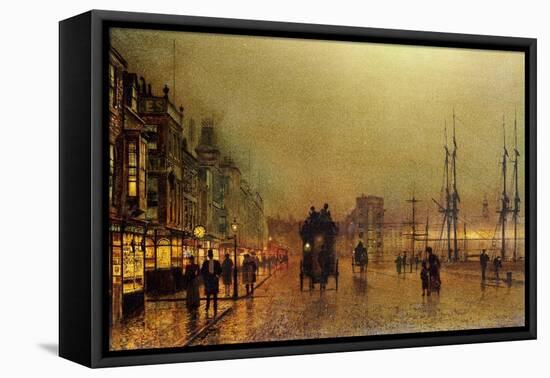 Glasgow-John Atkinson Grimshaw-Framed Premier Image Canvas