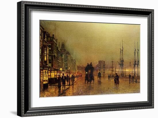 Glasgow-John Atkinson Grimshaw-Framed Giclee Print