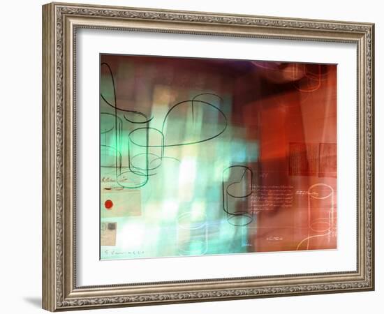 Glass 2-Enrico Varrasso-Framed Art Print