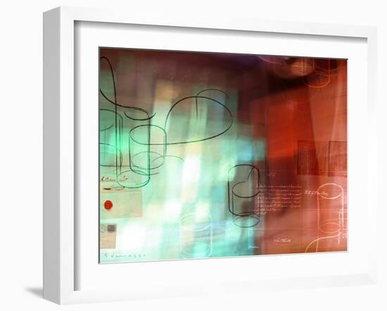 Glass 2-Enrico Varrasso-Framed Art Print