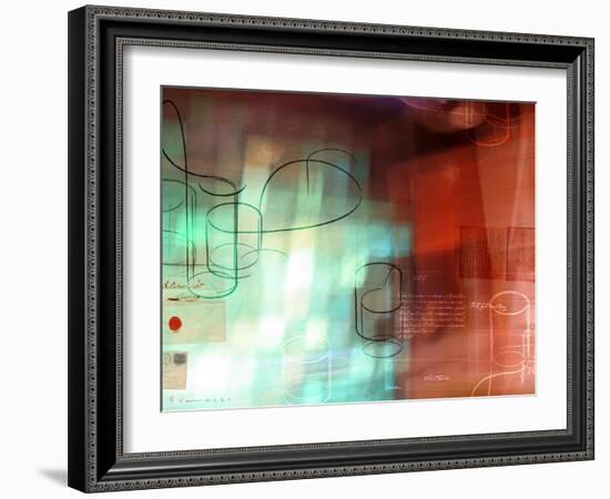 Glass 2-Enrico Varrasso-Framed Art Print