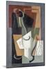 Glass and Bottle, 1919-Juan Gris-Mounted Giclee Print