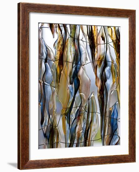 Glass Artist's Shop in Zweisel, Bavaria, Germany, Europe-Michael Snell-Framed Photographic Print