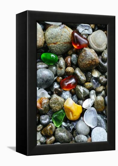 Glass Beach Near Fort Bragg California-Justin Bailie-Framed Premier Image Canvas