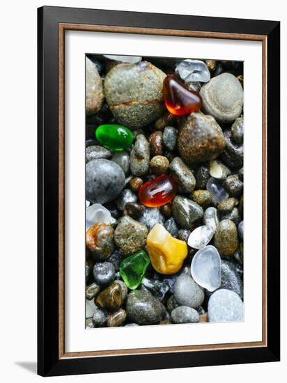 Glass Beach Near Fort Bragg California-Justin Bailie-Framed Photographic Print