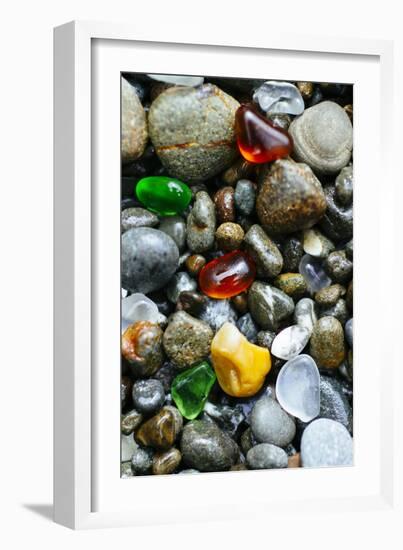 Glass Beach Near Fort Bragg California-Justin Bailie-Framed Photographic Print