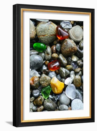 Glass Beach Near Fort Bragg California-Justin Bailie-Framed Photographic Print