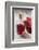 Glass Bottle with Pomegranate Juice and Pomegranate-Jana Ihle-Framed Photographic Print