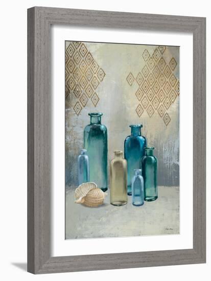 Glass Bottles I-Michael Marcon-Framed Art Print