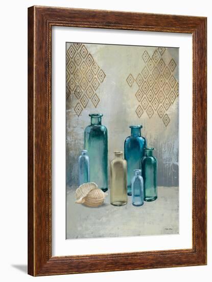 Glass Bottles I-Michael Marcon-Framed Art Print