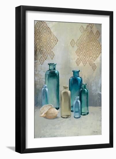 Glass Bottles I-Michael Marcon-Framed Art Print