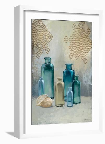 Glass Bottles I-Michael Marcon-Framed Art Print