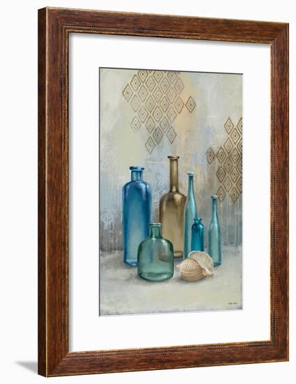 Glass Bottles II-Michael Marcon-Framed Art Print