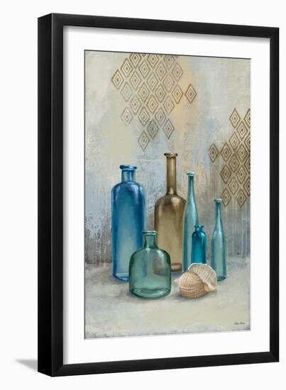 Glass Bottles II-Michael Marcon-Framed Art Print