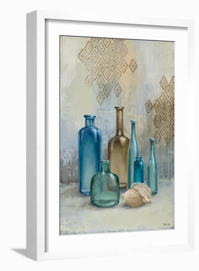 Glass Bottles II-Michael Marcon-Framed Art Print