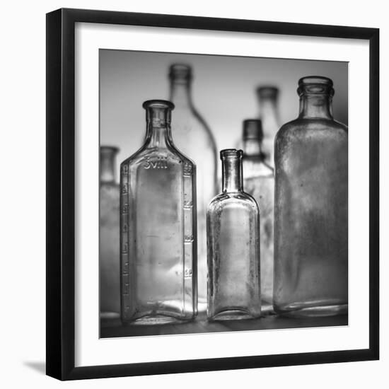 Glass Bottles-Moises Levy-Framed Photographic Print