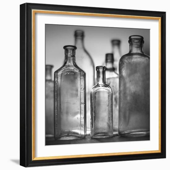 Glass Bottles-Moises Levy-Framed Photographic Print