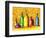 Glass Bottles-Cindy Thornton-Framed Art Print