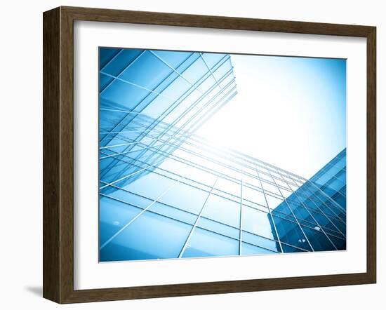 Glass Building Perspective View-Vladitto-Framed Photographic Print