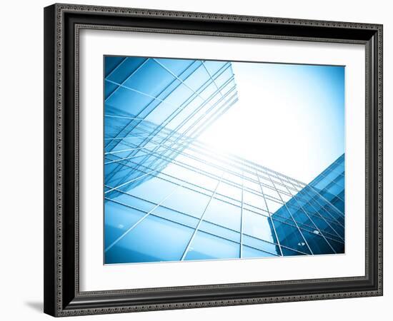 Glass Building Perspective View-Vladitto-Framed Photographic Print