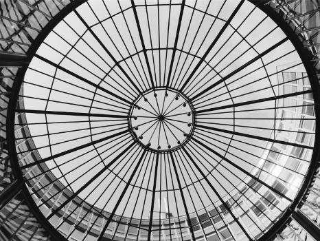 'Glass Dome of the Stock Exchange Borse, Zurich, Switzerland' Photographic  Print - Walter Bibikow | Art.com