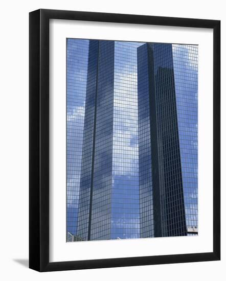 Glass Exterior of a Modern Office Building, La Defense, Paris, France, Europe-Rainford Roy-Framed Photographic Print