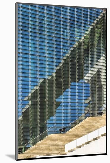 Glass Facade of the Marie-Elisabeth-Lueders-Building, Germany-G & M Therin-Weise-Mounted Photographic Print