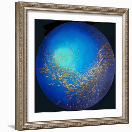 Glass fish 3, 2012-Odile Kidd-Framed Giclee Print