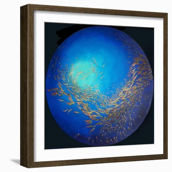 Glass fish 3, 2012-Odile Kidd-Framed Giclee Print