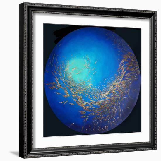 Glass fish 3, 2012-Odile Kidd-Framed Giclee Print