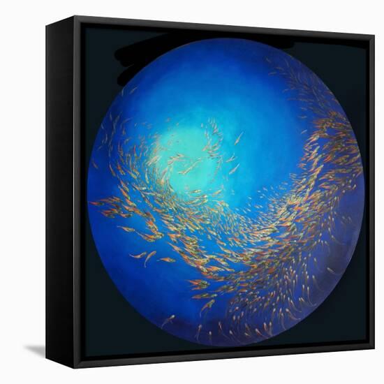 Glass fish 3, 2012-Odile Kidd-Framed Premier Image Canvas