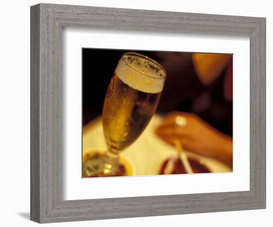 Glass of Beer, Paris, France-Michele Molinari-Framed Photographic Print