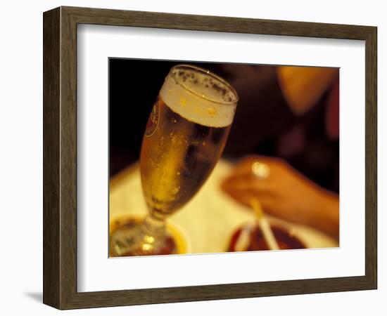 Glass of Beer, Paris, France-Michele Molinari-Framed Photographic Print