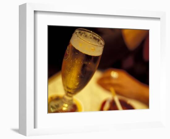 Glass of Beer, Paris, France-Michele Molinari-Framed Photographic Print