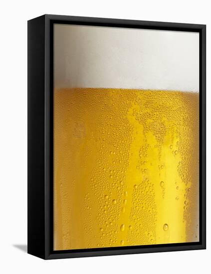 Glass of Beer with Condensation-Kai Stiepel-Framed Premier Image Canvas