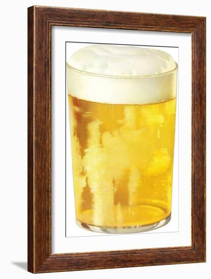 Glass of Beer-null-Framed Art Print