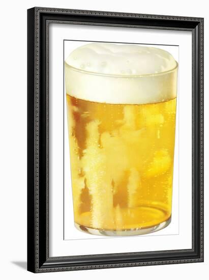 Glass of Beer-null-Framed Art Print