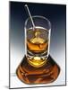 Glass of Liquor with Glass Stick-ATU Studios-Mounted Photographic Print