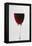 Glass of Red Wine-Lawrence Lawry-Framed Premier Image Canvas