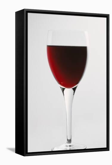 Glass of Red Wine-Lawrence Lawry-Framed Premier Image Canvas