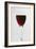 Glass of Red Wine-Lawrence Lawry-Framed Photographic Print